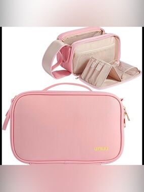 NEW Pink Travel Toiletries Cosmetic Organizer Bag for Women